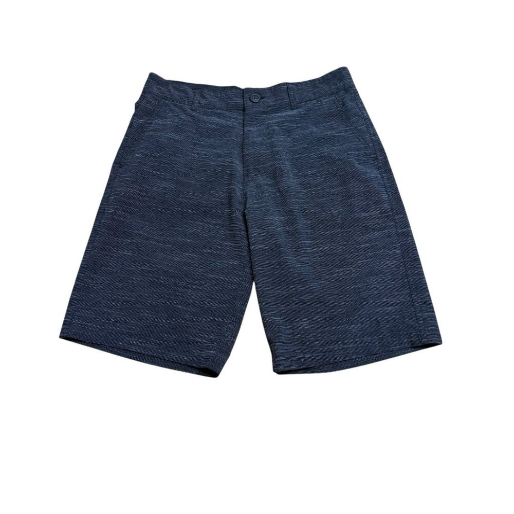 OP FLEX SHORTS 4 WAY STRETCH MENS 30 BLACK GRAY CASUAL PERFORMANCE 11" POCKETS